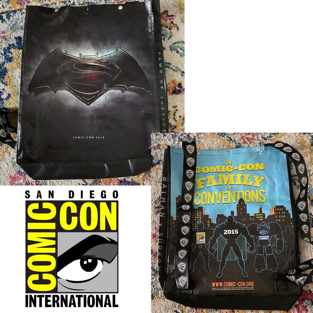 2015 San Diego Comic Con Collectible Bag Batman v Superman Dawn of Justice